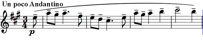 Un poco Andantino